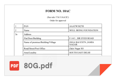 Donation Tax Exemption | Save tax under section 80G on donation