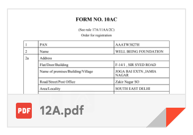 Donation tax exemption preview