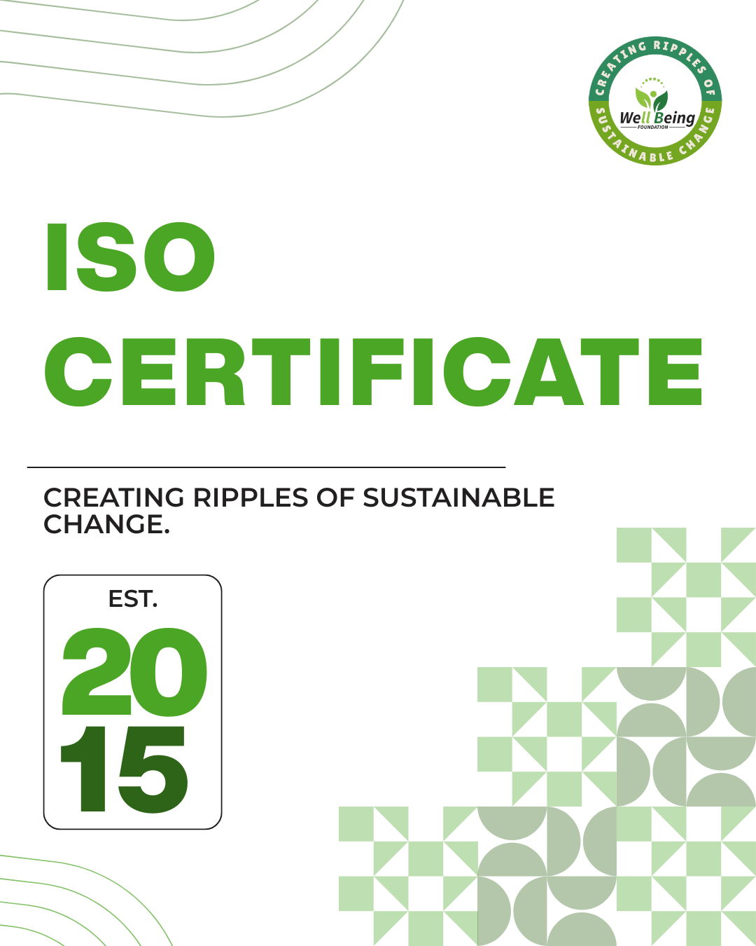 ISO certificate