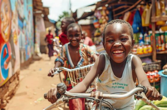 New clothes for highland children